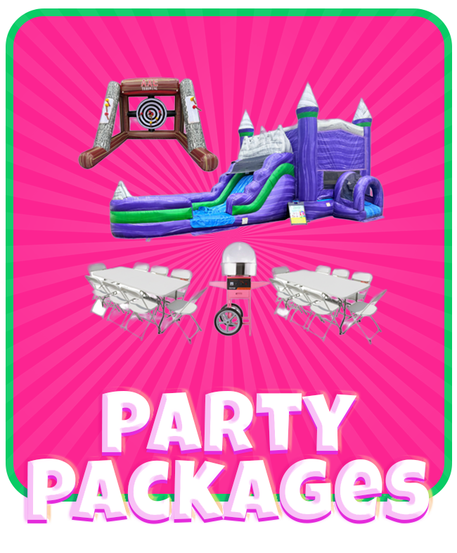 party packages rentals SHINDIGZ Home