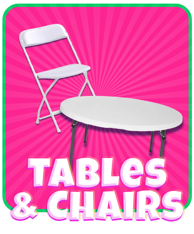 tables chairs rentals SHINDIGZ Home